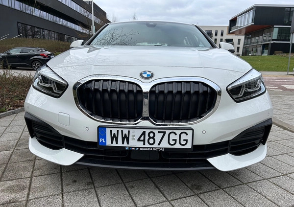 BMW Seria 1 cena 96000 przebieg: 41000, rok produkcji 2020 z Warszawa małe 92